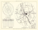 Vintage Map of the Barksdale Air Force Base Vicinity, 1952