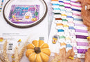 Pumpkin Latte Nights Counted Cross Stitch Kit by Letistitch L9962