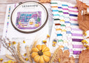Pumpkin Latte Nights Counted Cross Stitch Kit by Letistitch L9962