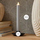 Light Gray Flameless Candle Taper