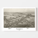 Vintage Map of Millersville, Pennsylvania 1894