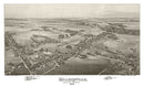 Vintage Map of Millersville, Pennsylvania 1894