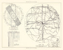 Vintage Map of the Lincoln Municipal Airport Vicinity, 1951