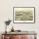 Vintage Map of Miner's Mills & Mill Creek, Pennsylvania 1892