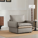 Modern Style Oversized Armchair Accent Chair Single Sofa Lounge Chair for Living Room, Bedroom