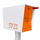 UpTown Box Locking Package Dropbox in WHITE - Modern Mailbox
