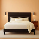 Black Velvet Queen Platform Bed Easy Assembly No Box Spring
