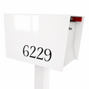 UptownBox-2.0 in ARCTIC WHITE - Modern Mailbox