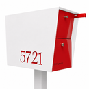 UpTown Box Locking Package Dropbox in WHITE - Modern Mailbox