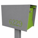 UptownBox-2.0 in TEXTURED GRAY METALLIC - Modern Mailbox