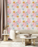 Stylish Brightly Leaves Wallpaper Fashionable