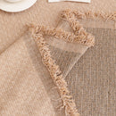 Textured Woven Modern Sofa Cover, Natural Blend Decorative Couch Throw Blanket
