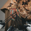 D7PB - Platte Basin Leather Hunting Glove - Retro Camouflage
