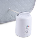 Personal Foldable Steam Sauna for Weight Loss, Detox, Relaxation at Home, 60 Minute Timer, 800 Watt Steam Generator, Chair Included (Silver)