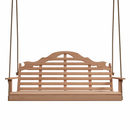 Keystone Amish Co. 6 Foot Milan Red Cedar Porch Swing with Cupholders