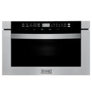 ZLINE 30" Bundled Stainless Dual Range, Range Hood, Microwave, 3KP-RARH30-MW