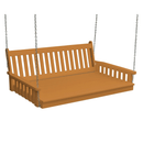 Keystone Amish Co. 4 Foot Franklin Recycled Plastic Swing Bed, Cedar
