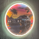 Car wall art lighted, Car light up sign, Car neon light sign - UvCar36