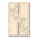 Unfinished Wood Layered Themed Letters | Dinosaur | A-Z | 2 Piece | up to 24"