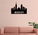 Mexico City Skyline - Metal Wall Art