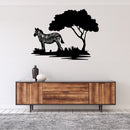 Zebra Tree - Metal Wall Art