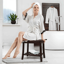 Tranquillo Solid Wood Shower Bench - Durable Shower Stool Wood