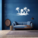 Beach View Metal Wall Art – Coastal Ocean Scenic Wall Decor