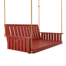 Keystone Amish Co. Twin The Weston Porch Swing Bed, Tractor Red Paint