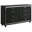 Lorient 4-piece Queen Bedroom Set Black