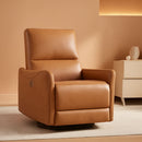 Power Recline Swivel Recliner With Lumbar Support For Living Room