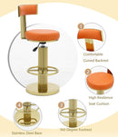 Modern Adjustable Counter Height Bar Stools with Back