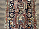 Persian Ardabil Wide Runner Rug 4x10 - Geometric Medallions & Animal Pictorials