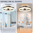 Smart Bladeless Ceiling Fan With Remote And LED Lights