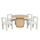 Dining Chairs With Square Open Back (Set of 2)