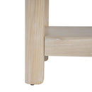 Mirod Modern Farmhouse Console Table,Elegant Minimalist Design with Premium Wood Veneer and Rounded Corners