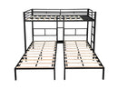 Triple Bunk Bed/ Sturdy Metal Frame/ Anti Noise/ Squeak Free/ Wooden Slats/ No Box Spring Needed