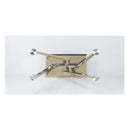 Barnard - Dining Table - Clear Glass & Mirrored Gold