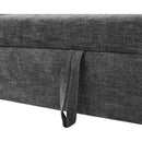 146.9" L-shaped Sofa Sectional Sofa Couch Pull-out Sofa Bed with a Movable Storage Ottoman, a Storage Chaise Lounge and Two USB Ports for Living Room, Grey