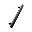 Black Lacquered Wood "Brutus" Cabinet Knob and Drawer Pulls