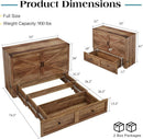 Murphy Bed Barnwood Queen Size Fits Small Spaces In Cabinet