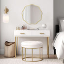 Gold Round Wall Mirror 20 Inch Decorative Home Accent