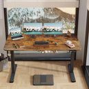 Electric Height Adjustable Standing Desk 55 X 24 Inch With Memory Presets