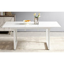 1+4,5pieces dining set, Table metal leg Mid-century Dining Table for 4-6 people With Mdf Table Top, Pedestal Dining Table, End Table Leisure Coffee Table