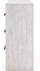 Cayboni Vintage 6 Drawer Dresser With Safety Stop White