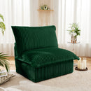 Koala Armless Sofa - Green