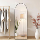 Arched Full Length Mirror 59x16 Inch Shatterproof Glass