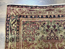 Antique Persian Lavar Rug 3x5, Persian Kerman Rug, Traditional Persian Carpet