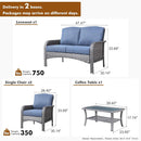 Stylish Outdoor Wicker Furniture Set with Comfortable Seating