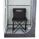 Durasage Portable Full Body Steam Sauna for at Home | 1200W 2.6L Steam Generator Including Remote Control | Portable Chair (1-Person)