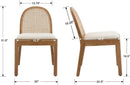 Mid Century Dining Chairs White Sherpa Upholstered